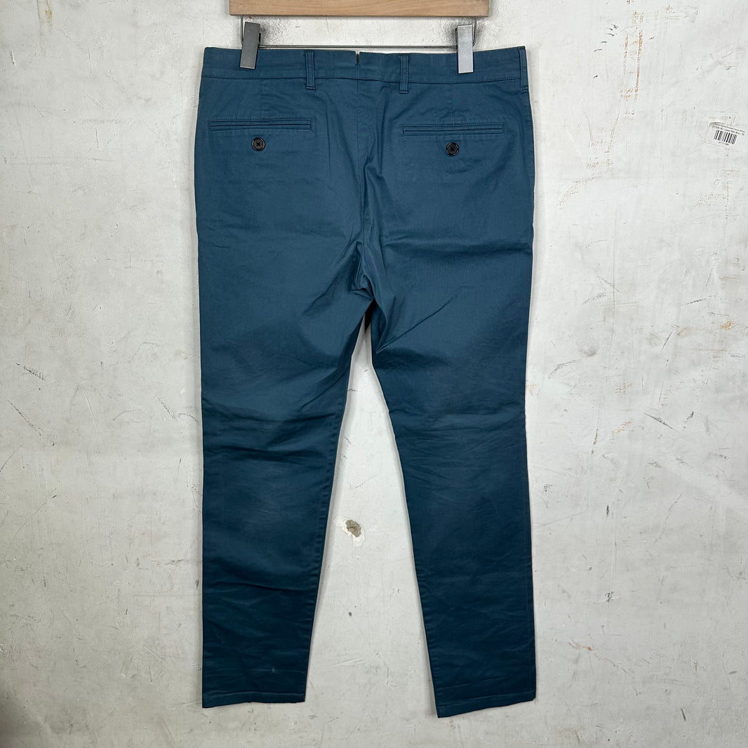 Prada Blue Straight Chino Pants