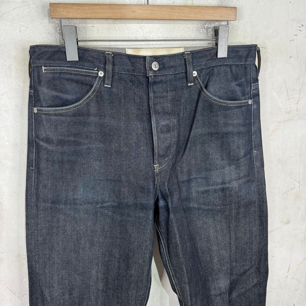 Jil Sander Button Fly Raw Denim Jeans