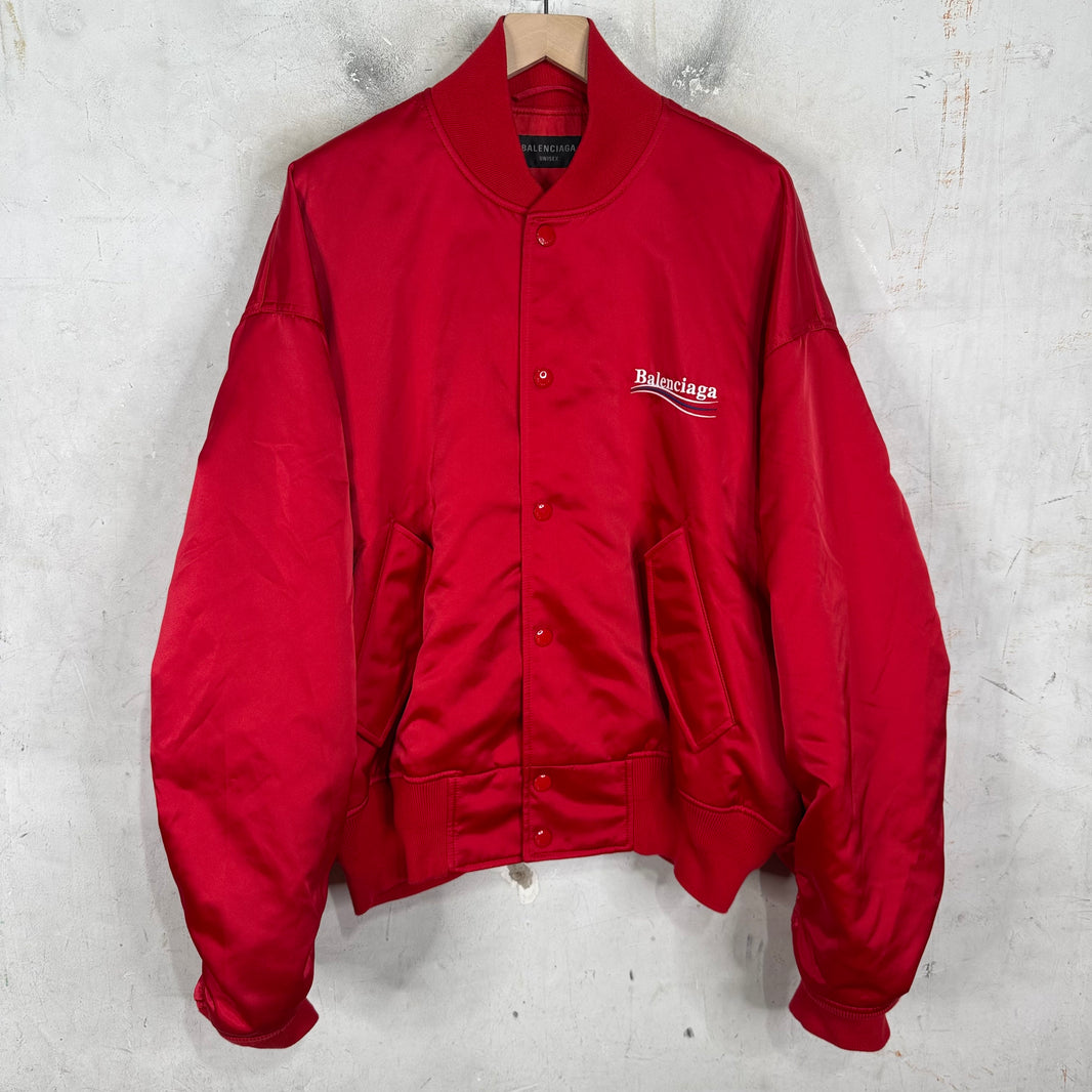 Balenciaga Red Campaign Bomber