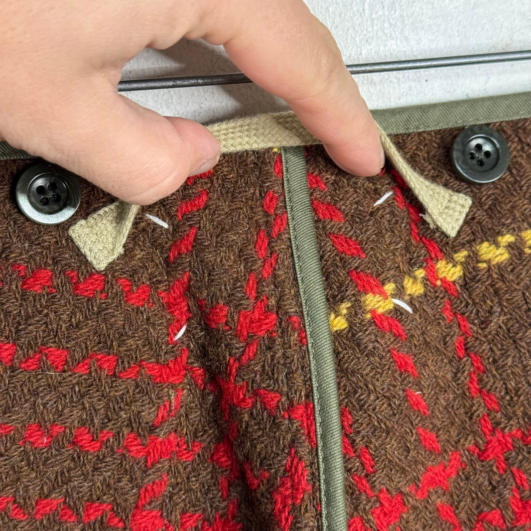 Margiela Reversible Tartan Trousers