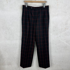 Gucci Plaid Wool Trousers