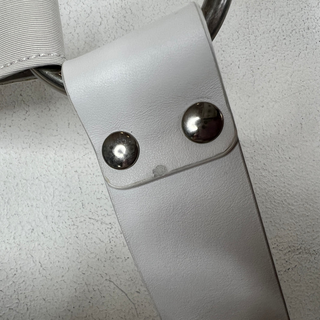 Alyx White Leather Chest Harness