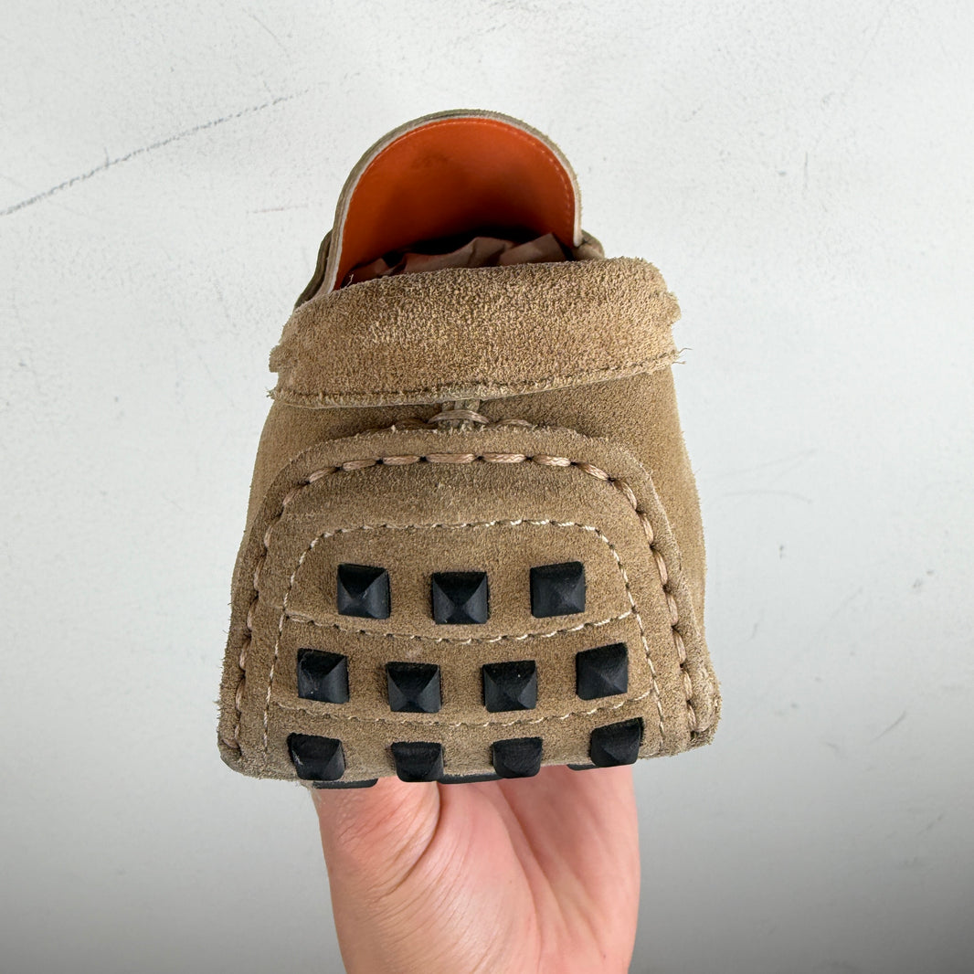 Hermes Irving Suede Loafers