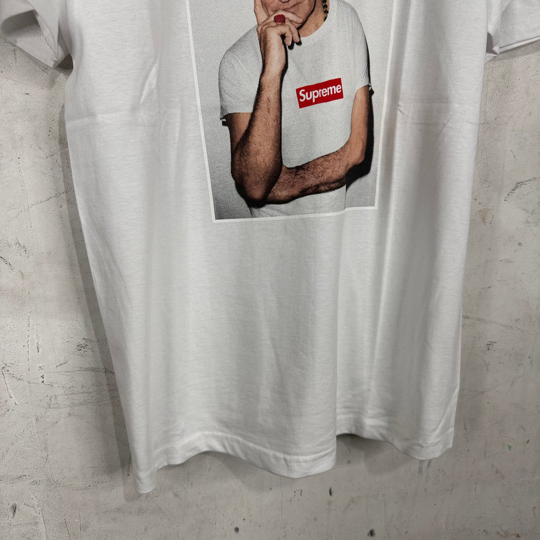 Supreme White Morrisey Test Print Sample T-Shirt