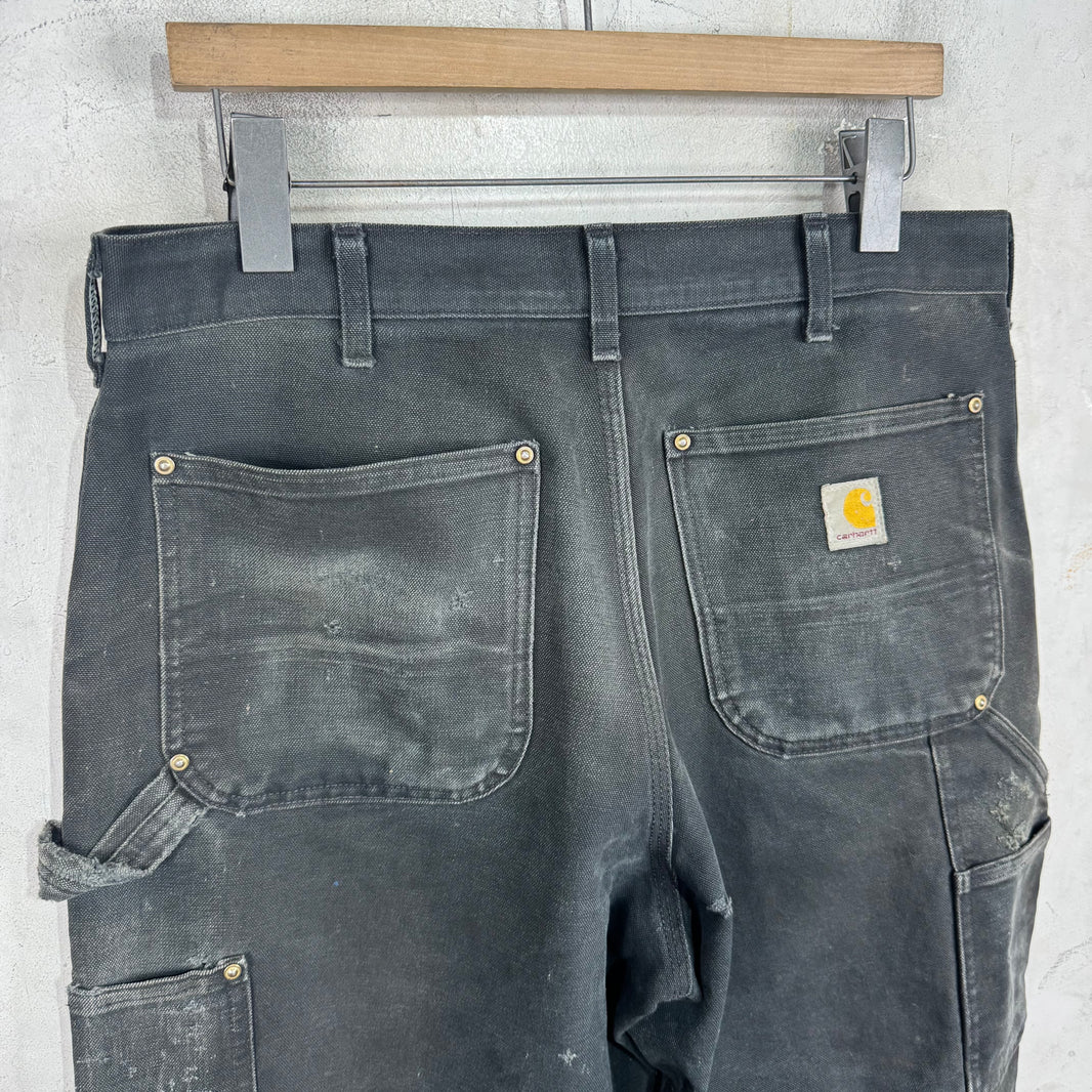 Carhartt Smoked Black Double Knees