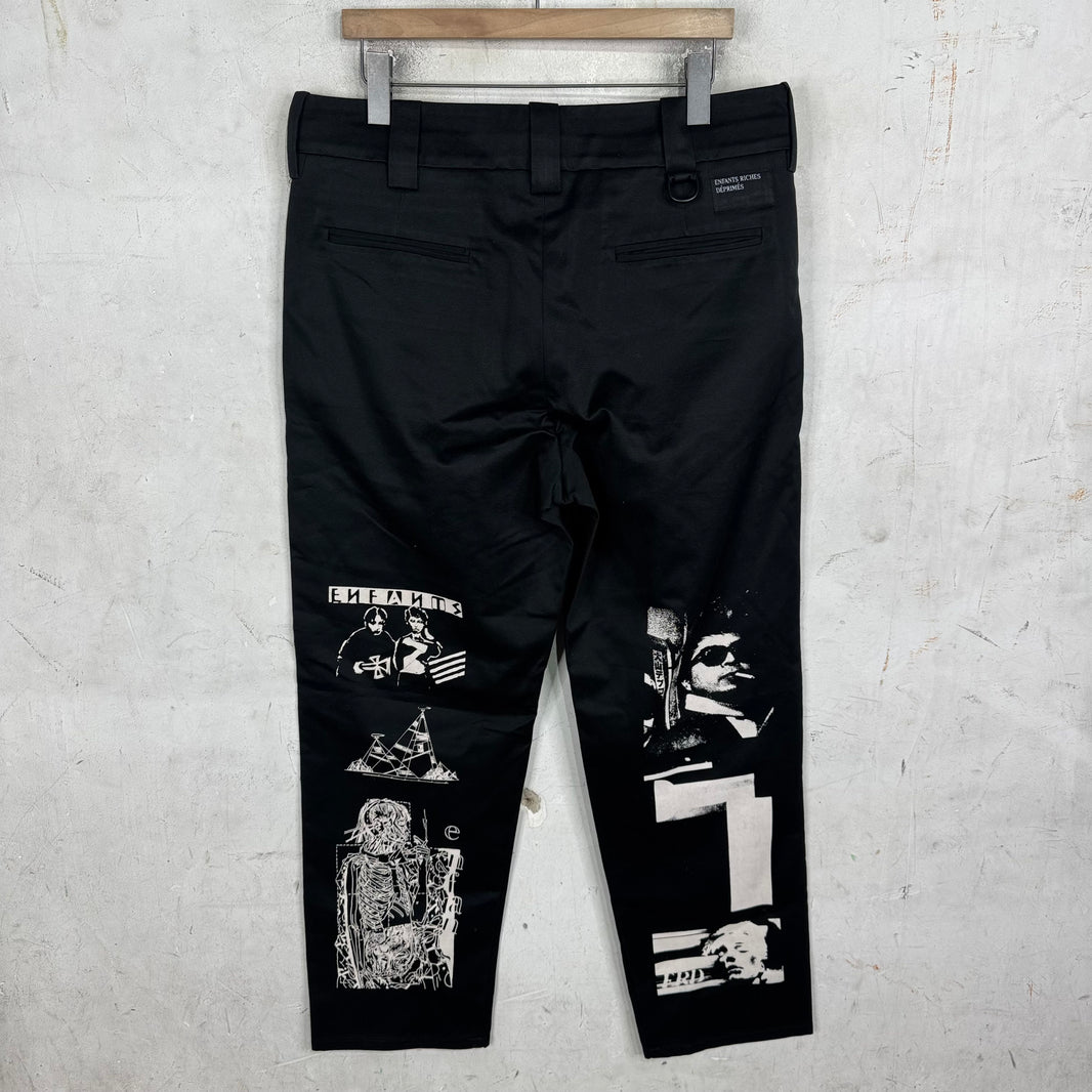 ERD Printed Collage Work Pants