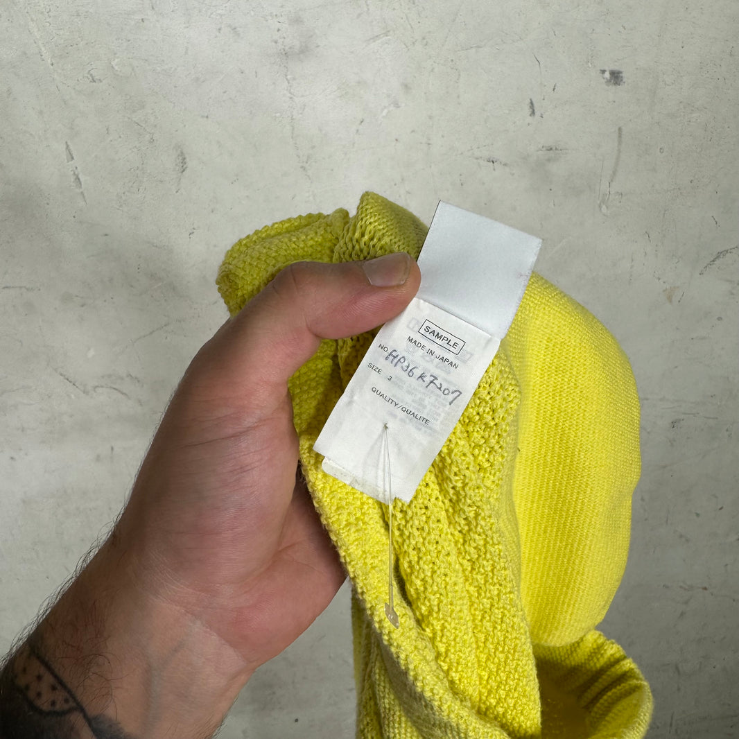 Issey Miyake Sample Yellow Knitted Pants