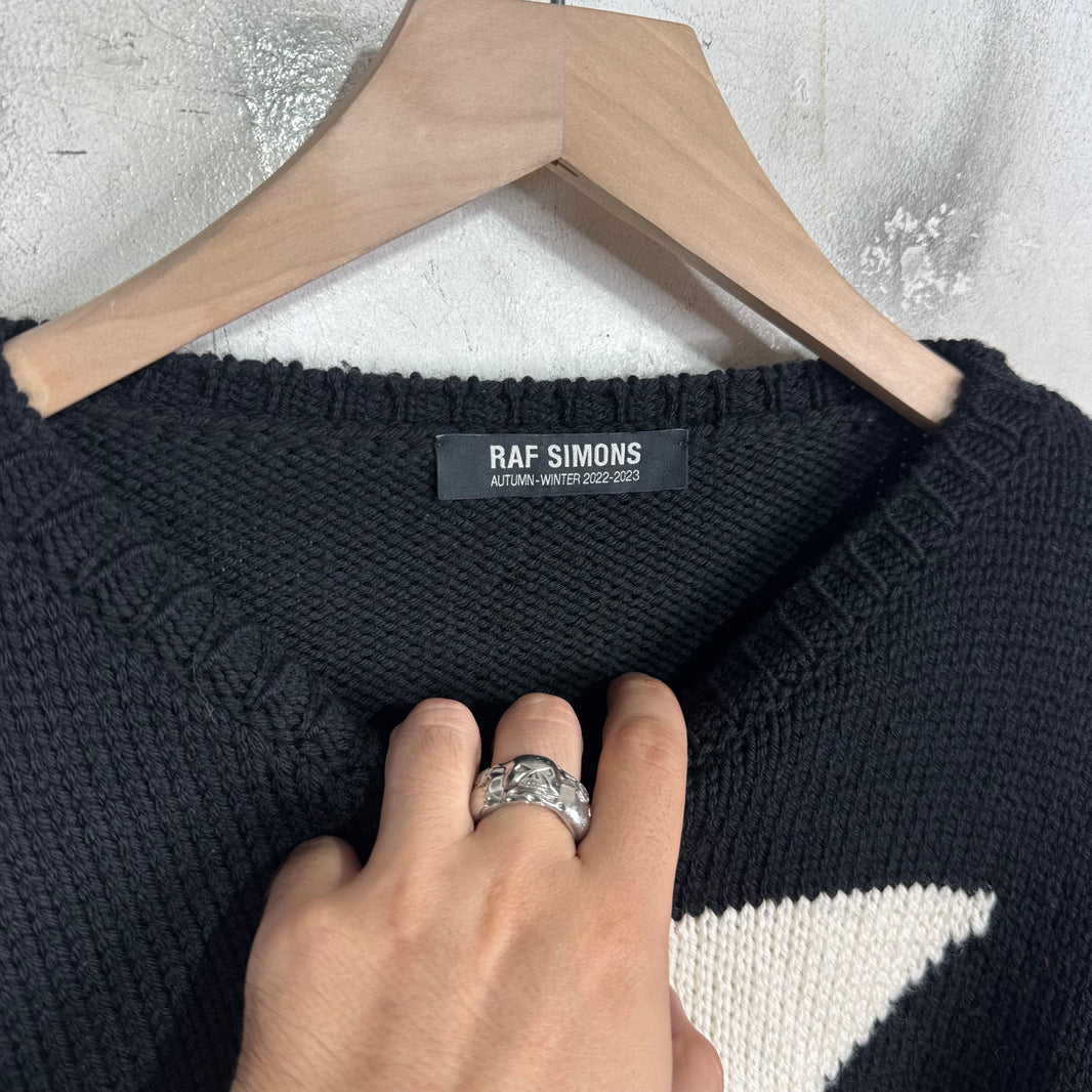 Raf Simons Black I Heart Raf Sweater