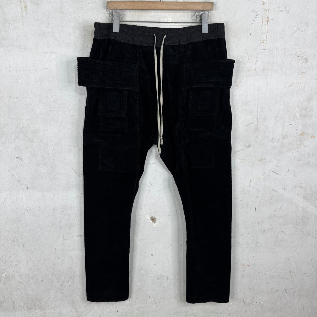 DRKSHDW Corduroy Creatch Cargos