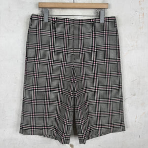 CDG HP Plaid Wool Shorts