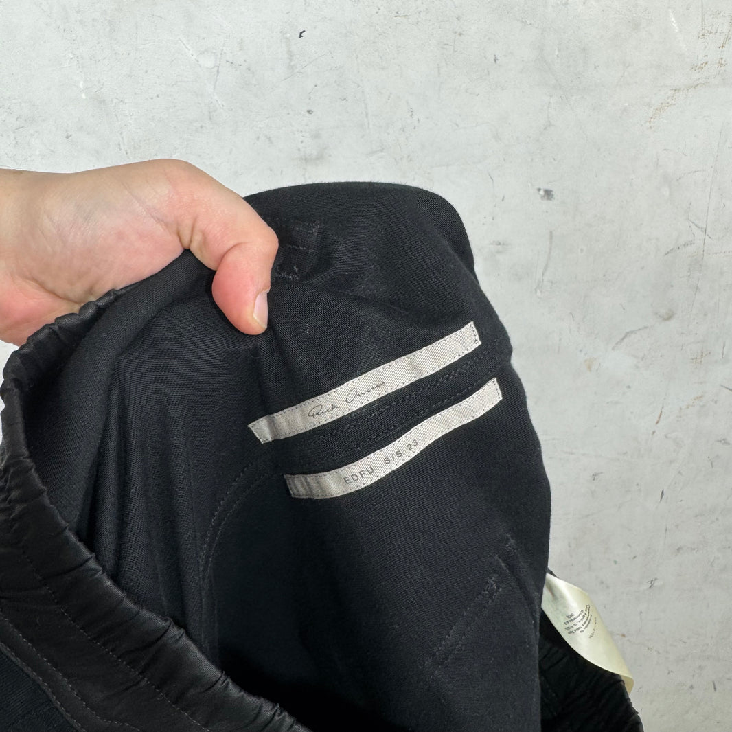 Rick Owens EDFU Cuffed Zipper Cargo Sweatpants