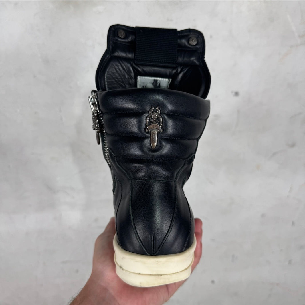 Chrome Hearts Rick Owens Black Geobaskets