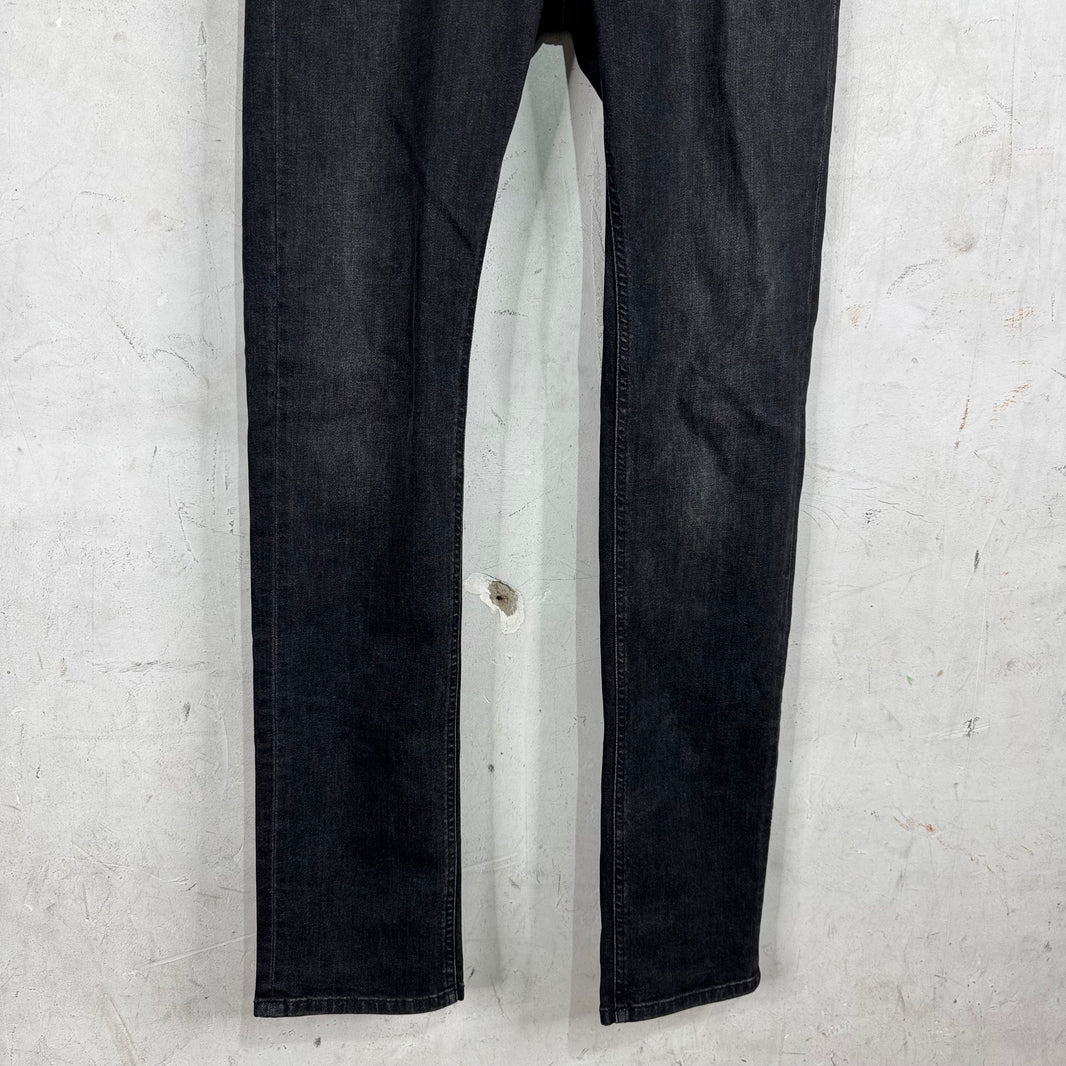 Prada Washed Black Skinny Jeans