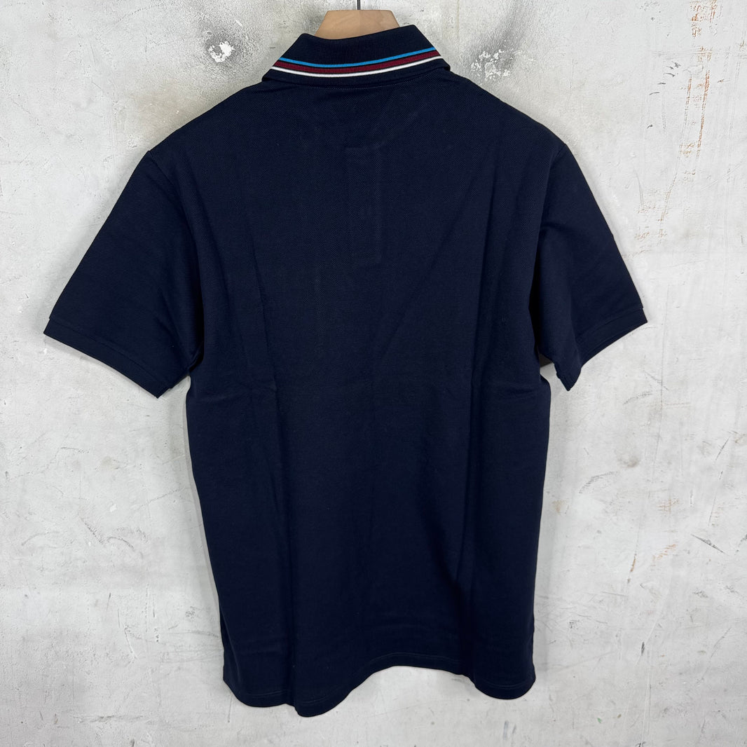 Gucci Snake Interlock Navy Polo