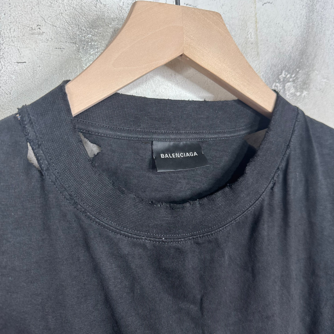Balenciaga Distressed Emo T-Shirt