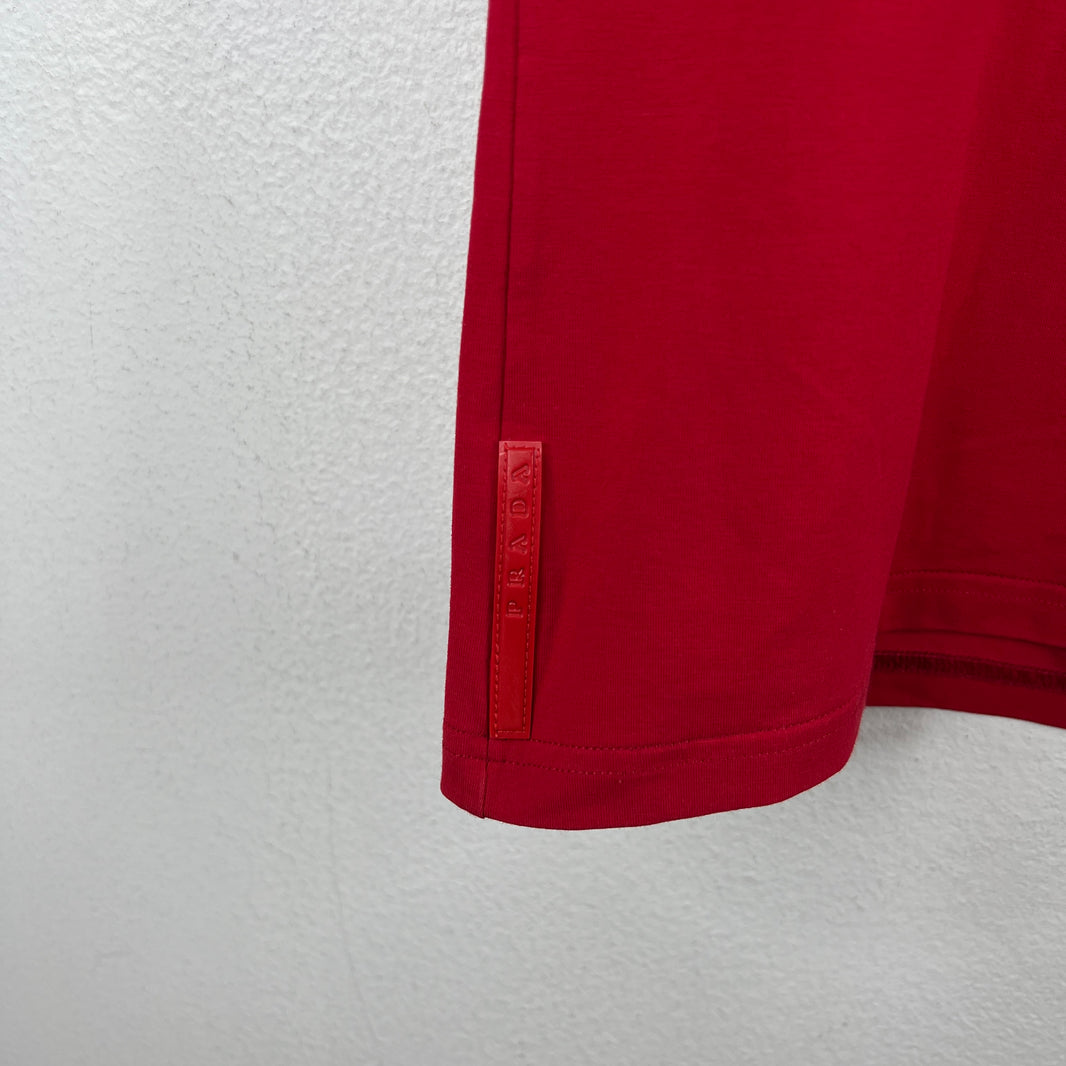 Prada Red Basic T-Shirt