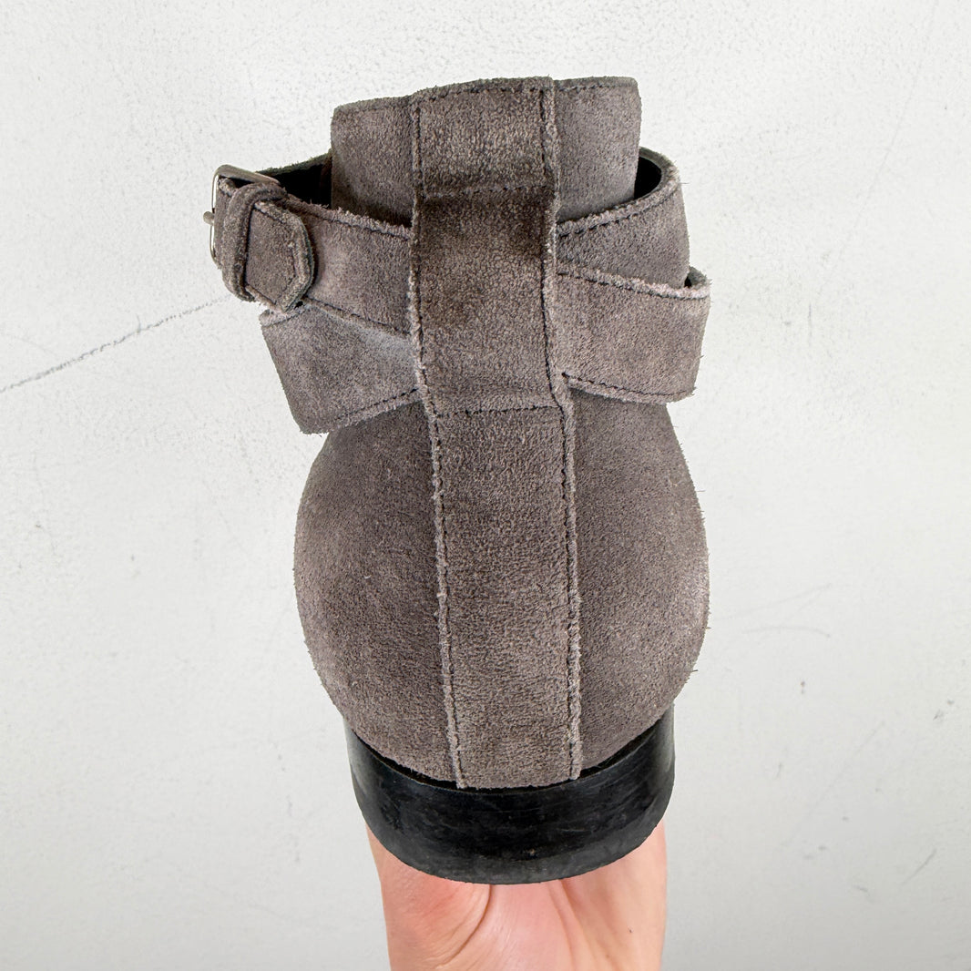 Saint Laurent Grey Jodhpur Boots