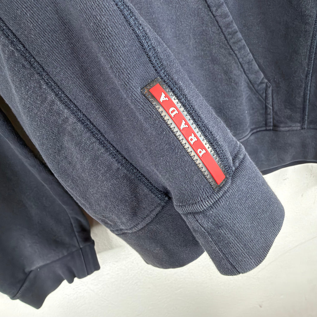 Prada Red Tab Hoodie