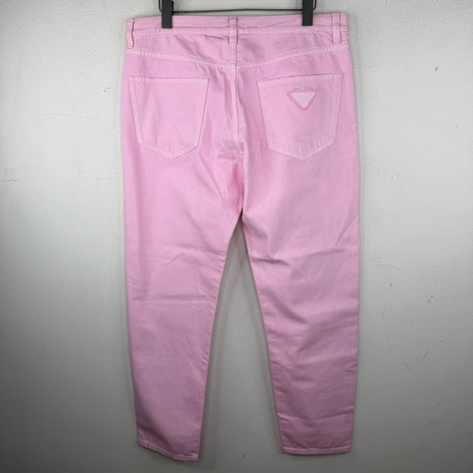 Prada Pastel Pink Classic Fit Jeans