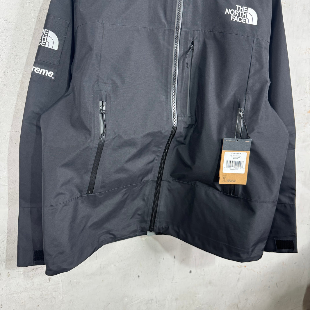 Supreme x TNF Black Split Rain Jacket