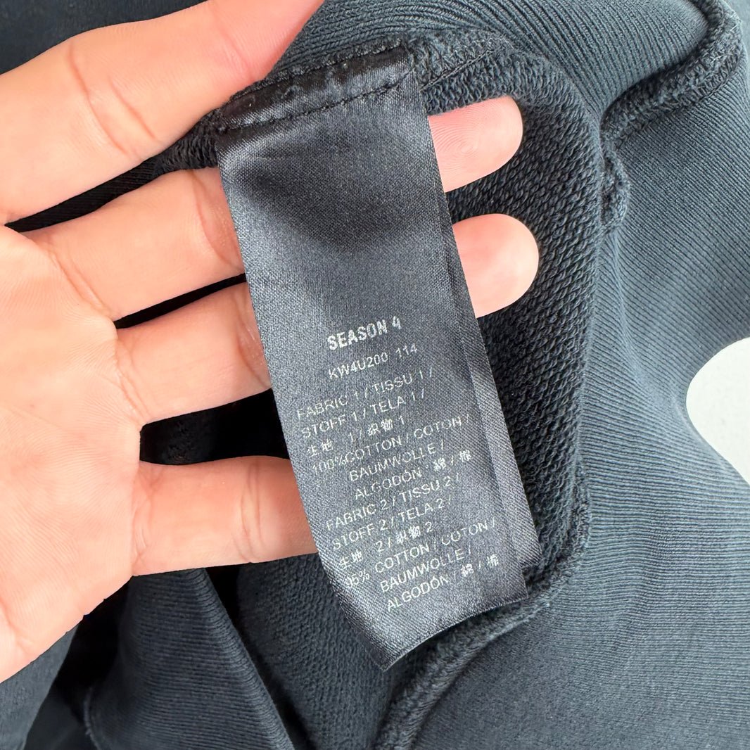 Yeezy Season 4 Overdye Zip-Up Hoodie