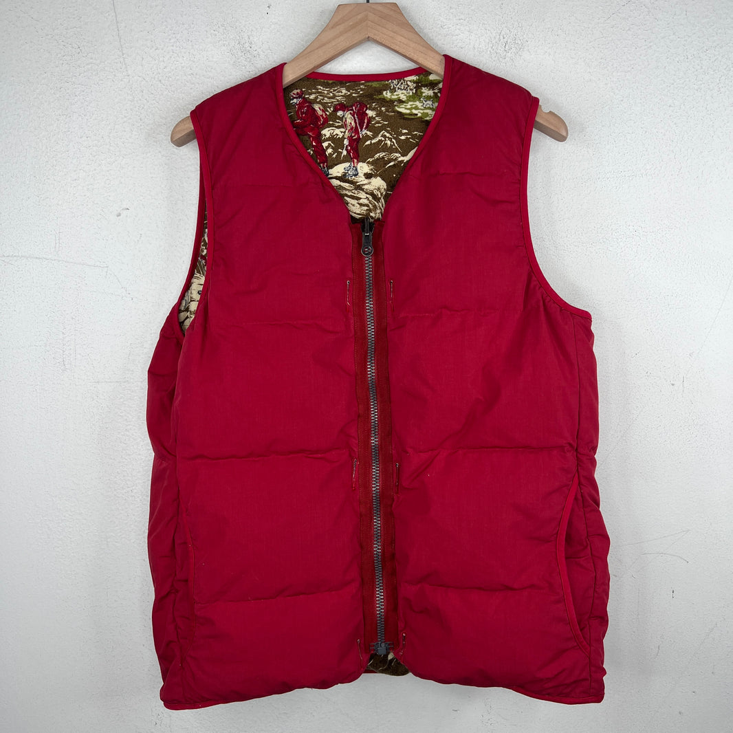 Visvim Red Kuba Down Puffer Vest
