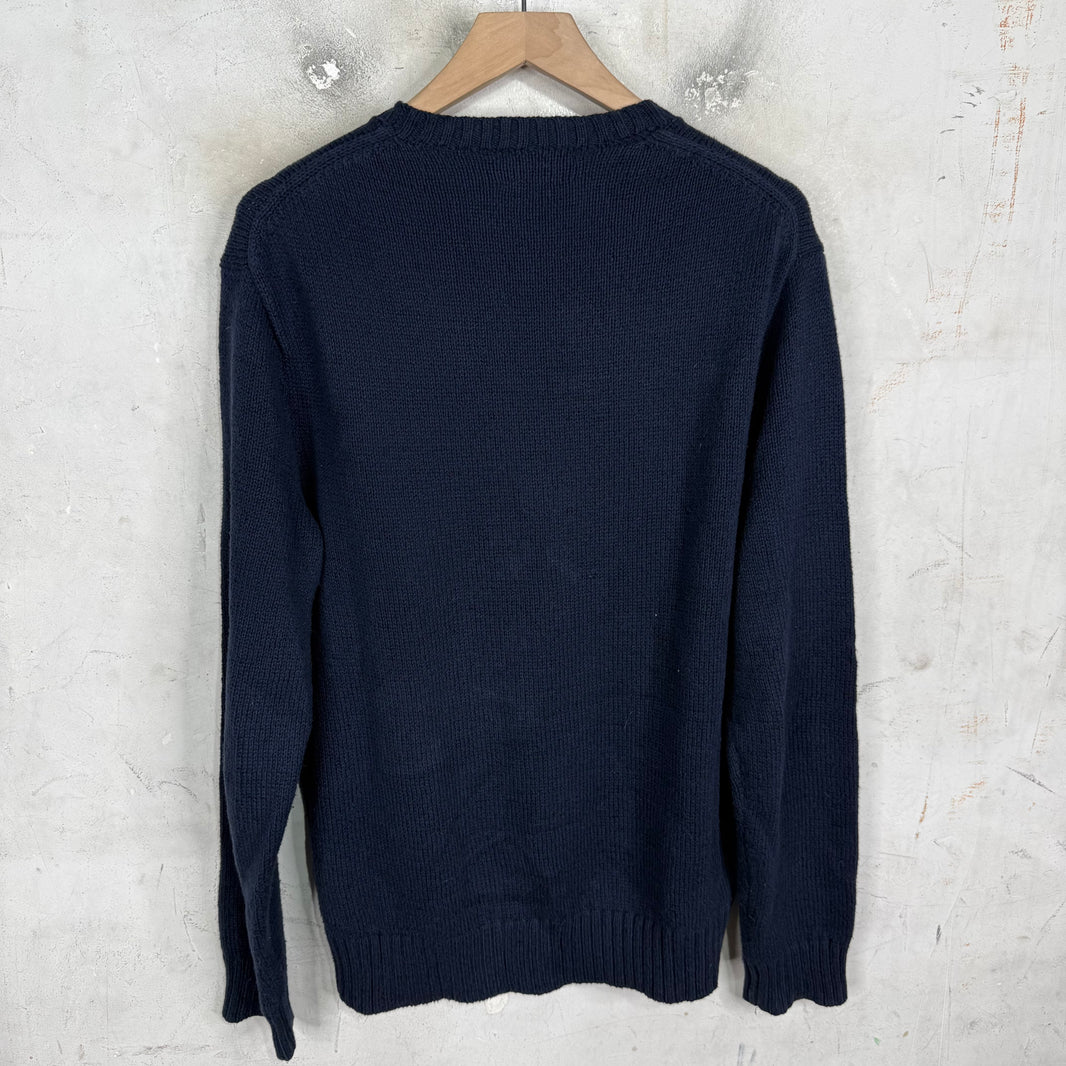 Ralph Lauren Navy Polo Bear Sweater
