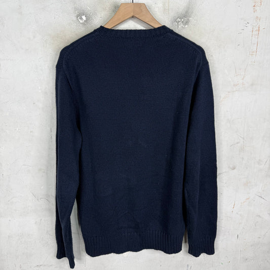 Ralph Lauren Navy Polo Bear Sweater