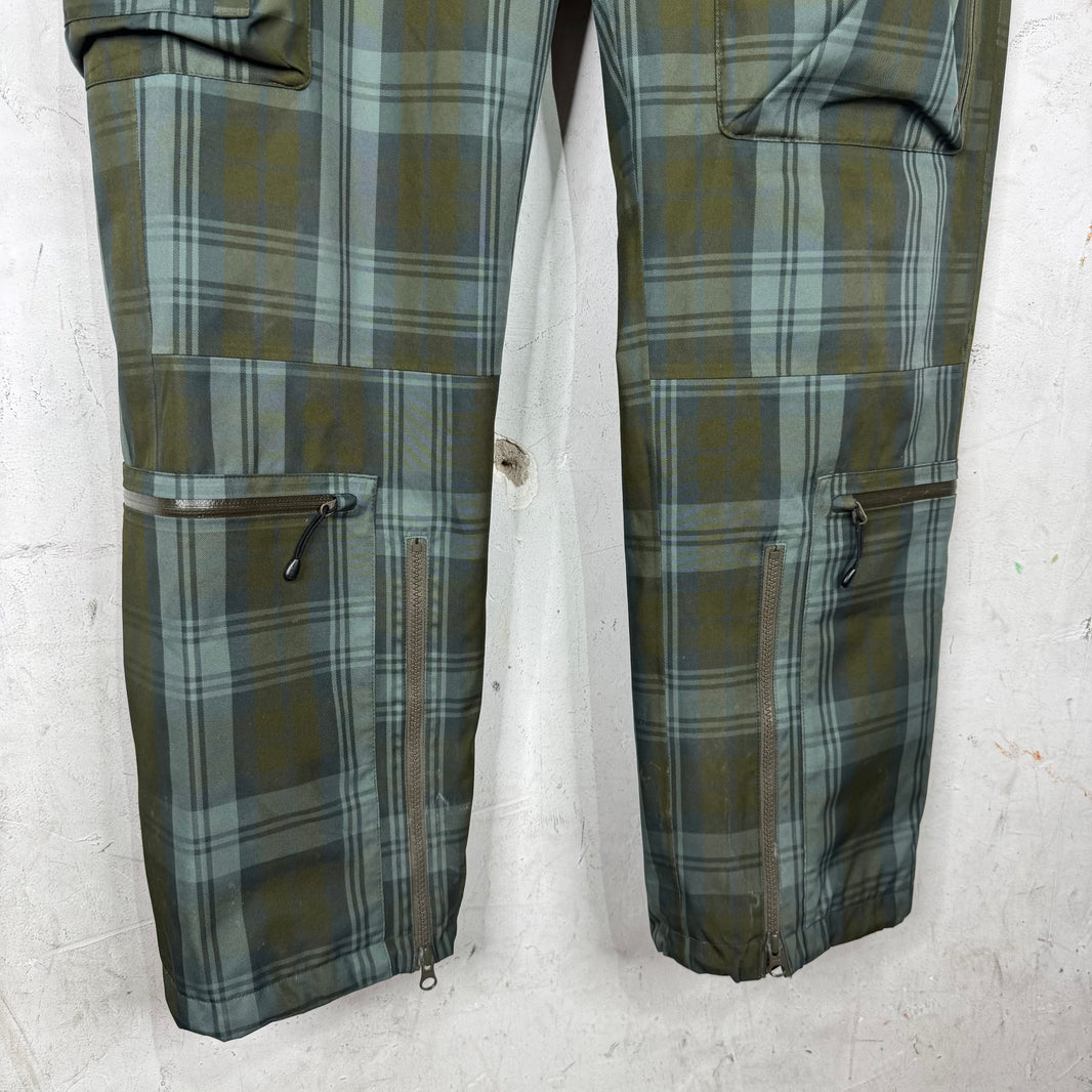 Supreme Green Plaid Gore-tex Pants