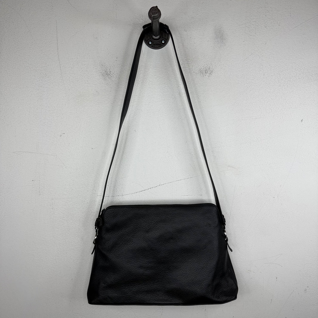 Margiela Black Leather Side Bag