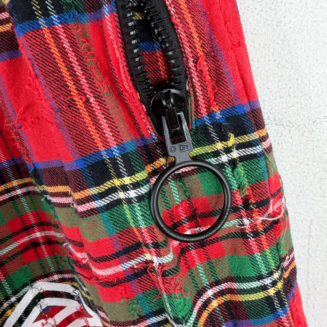 Off White Umbro Plaid Pants