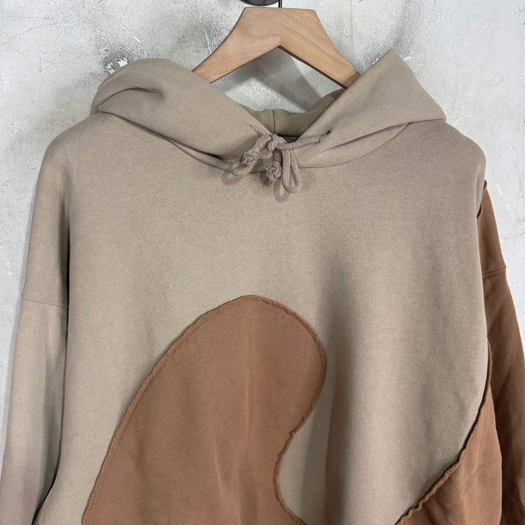 ERL Beige Swirl Hoodie