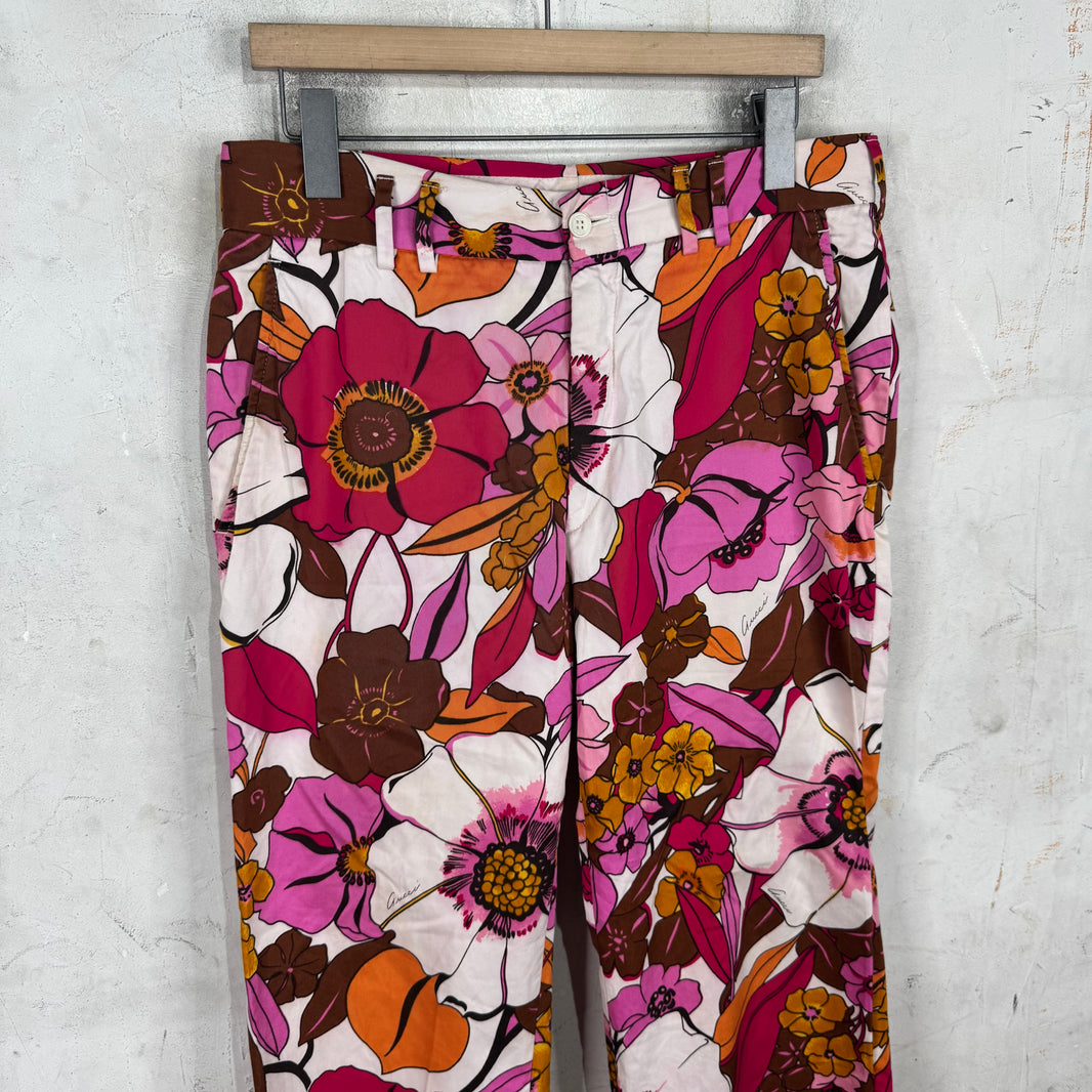 Gucci Tom Ford Era Floral Pants