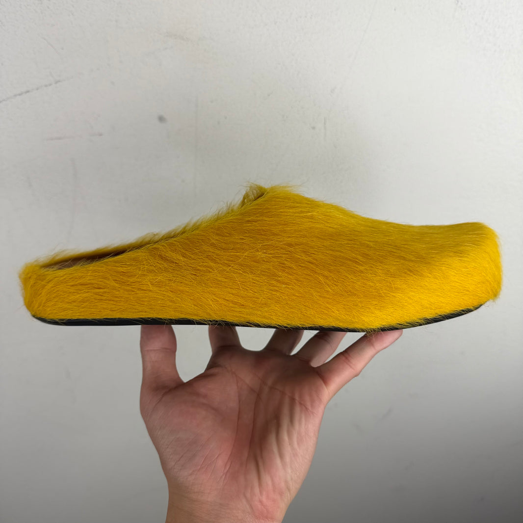 Marni Yellow Fussbett Mules