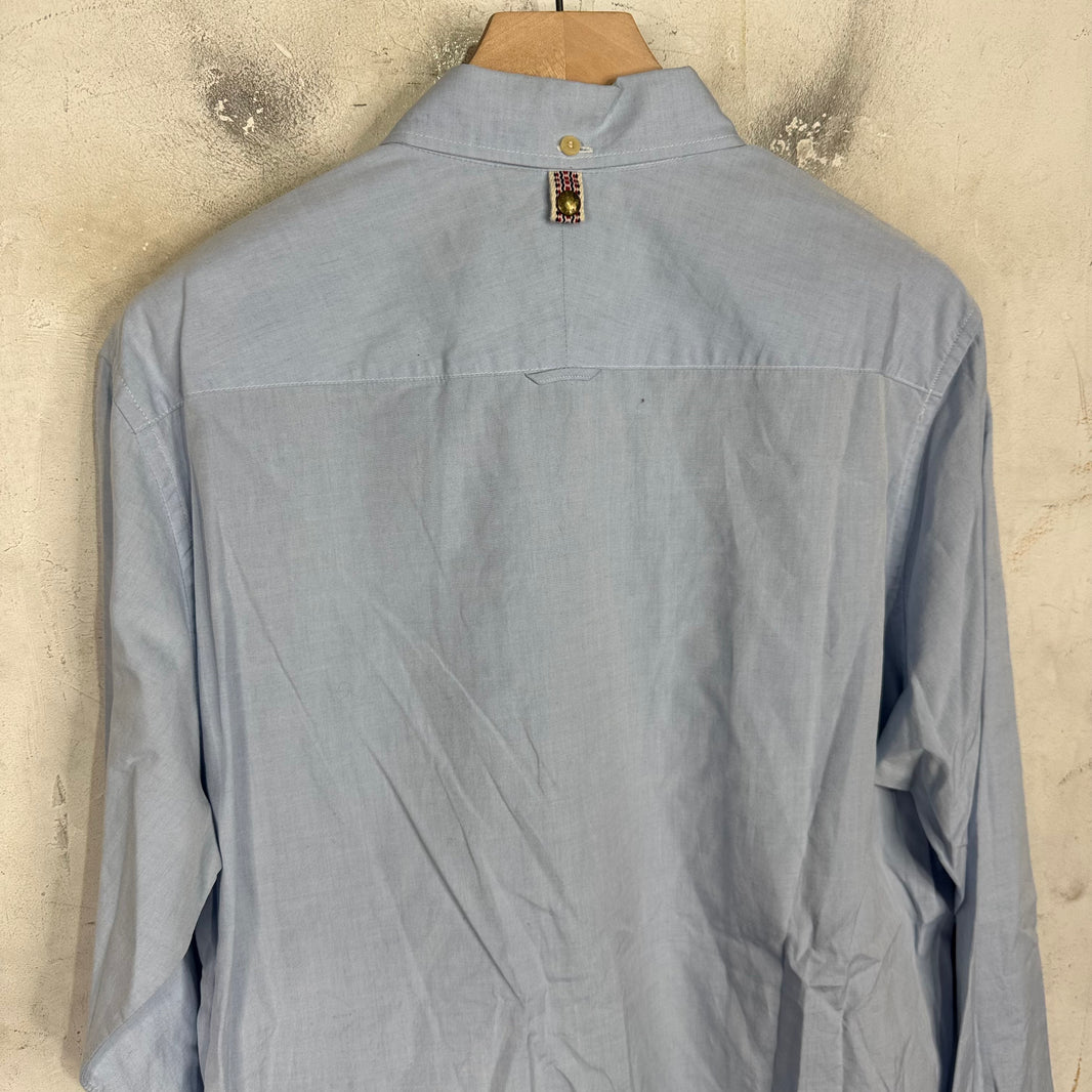 Visvim Plaid Taped Circle Pocket LS Shirt