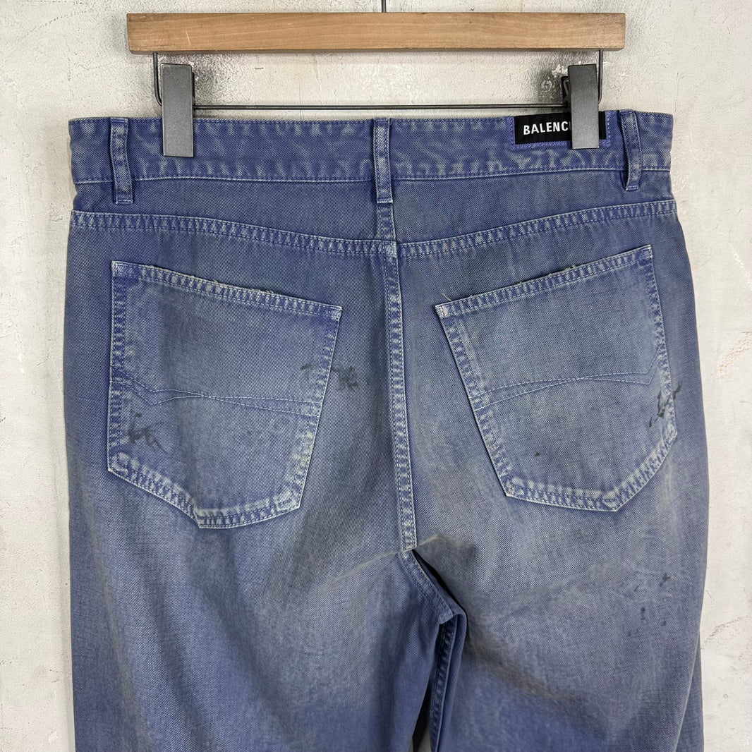 Balenciaga Japanese French Workwear Jeans