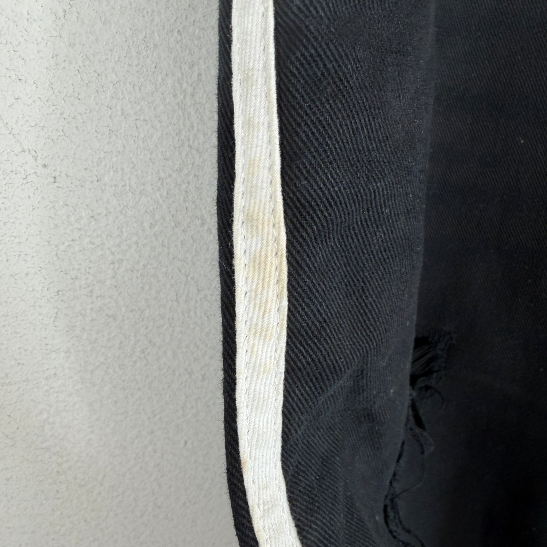 Balenciaga Adidas Black Distressed Shorts