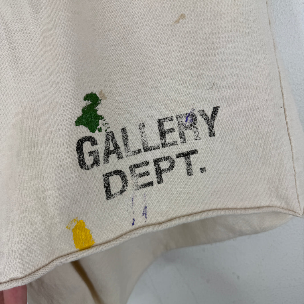 Gallery Dept Cream Paint Shorts