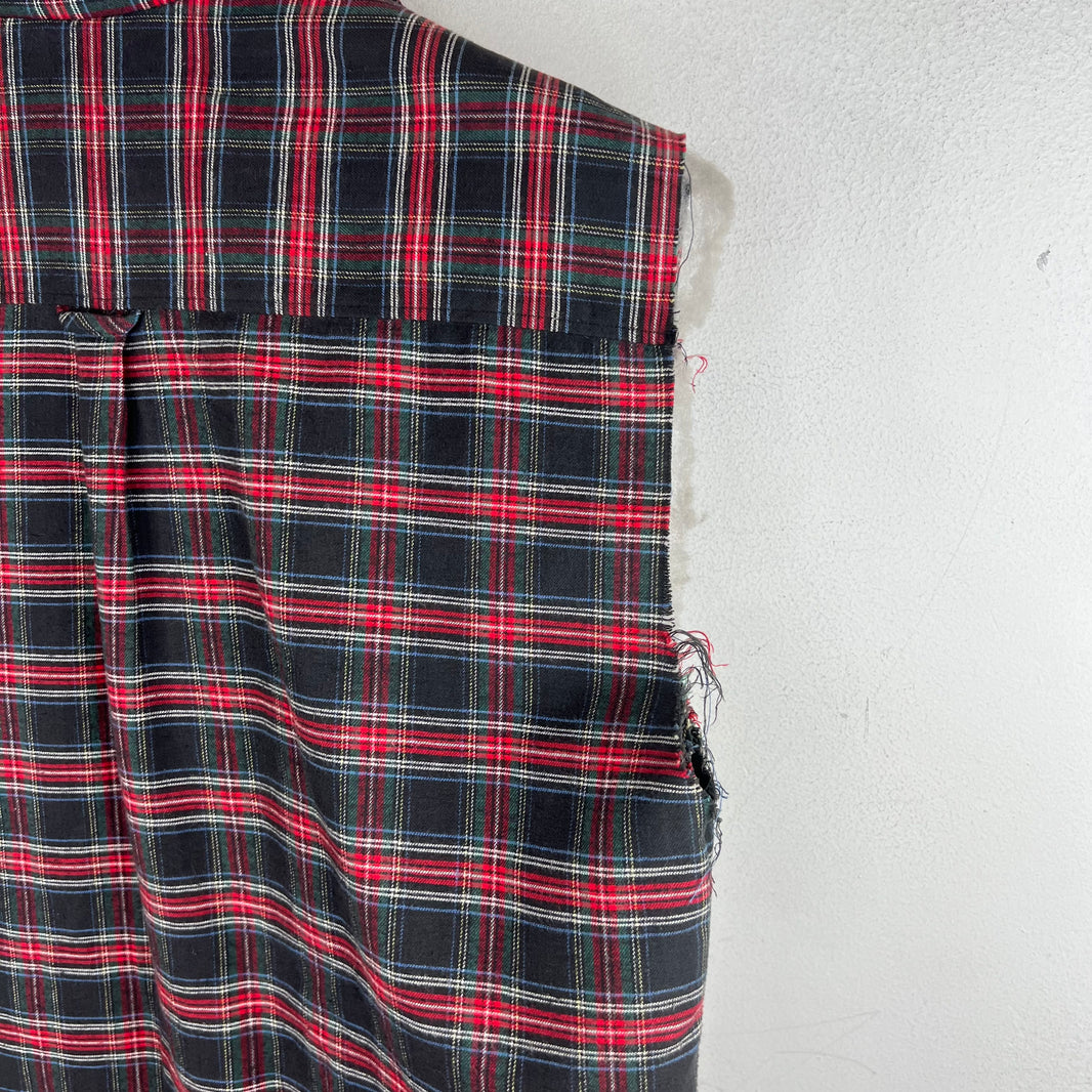 Raf Simons '02 Riot Riot Riot Sleeveless Flannel