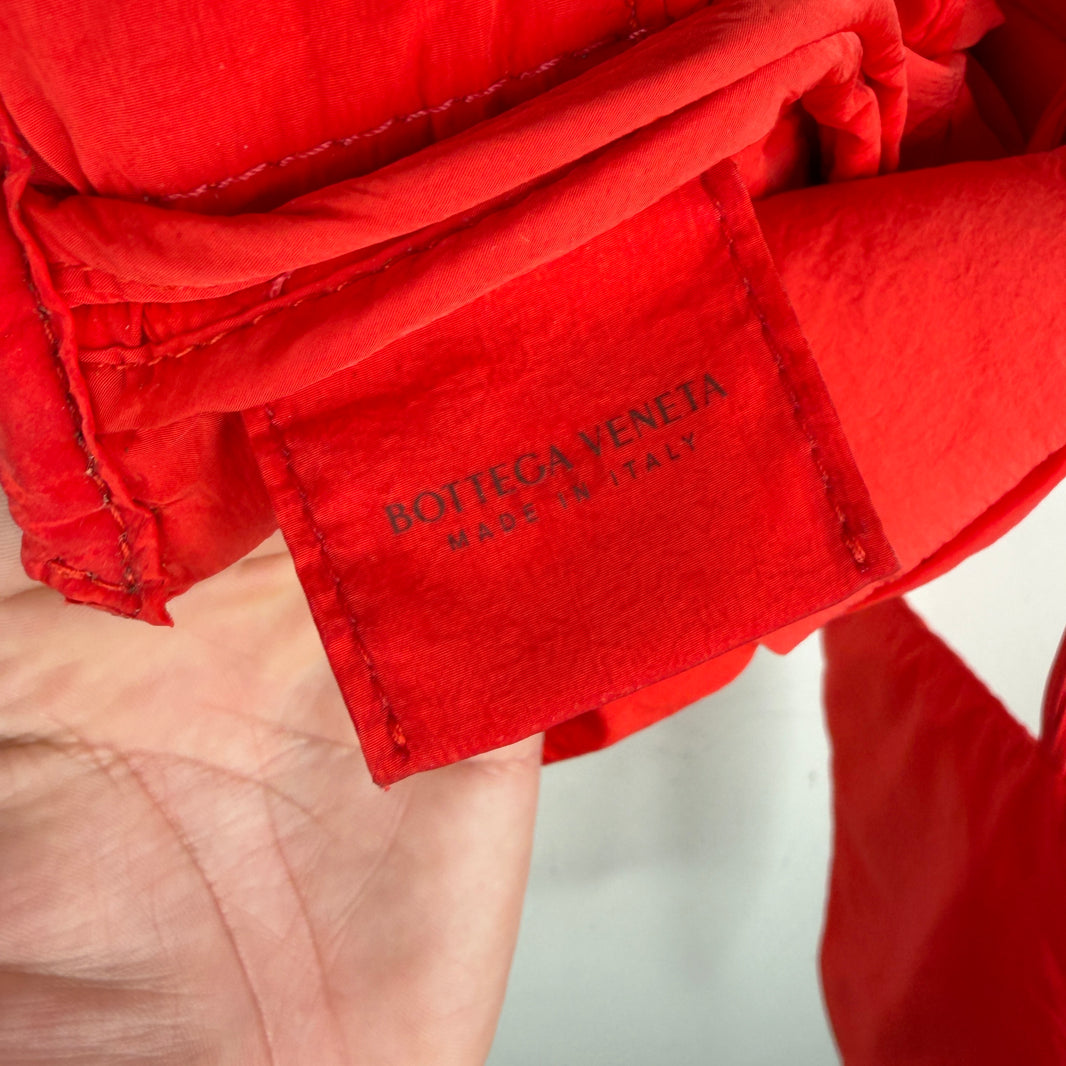 Bottega Veneta Cassette Red Clutch Bag