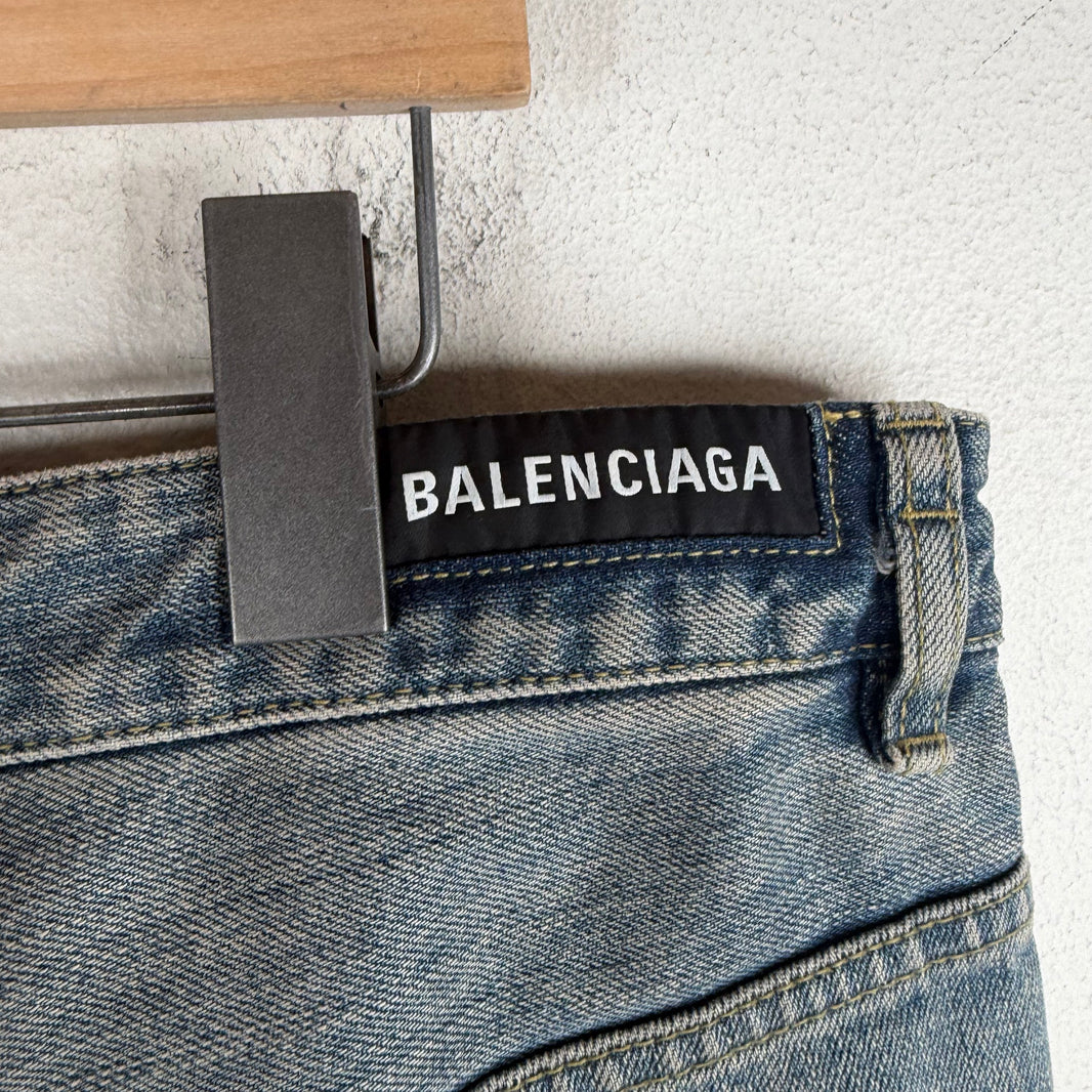 Balenciaga Twisted Seam Drawstring Baggy Pants