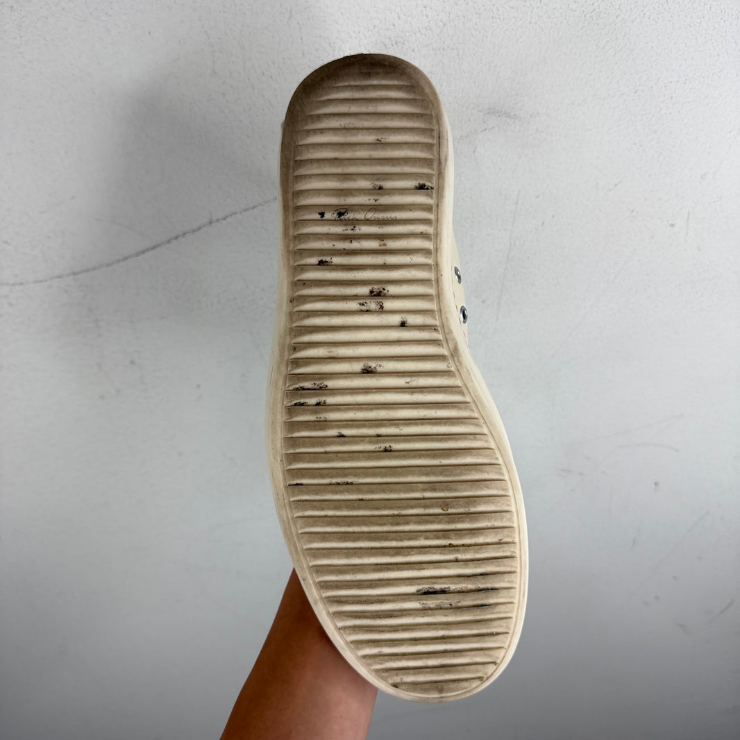 Rick Owens Milk Leather Ramone Lows