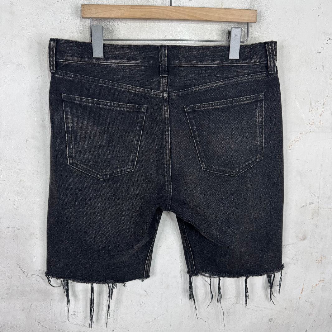 Balenciaga Cutoff Black Jorts