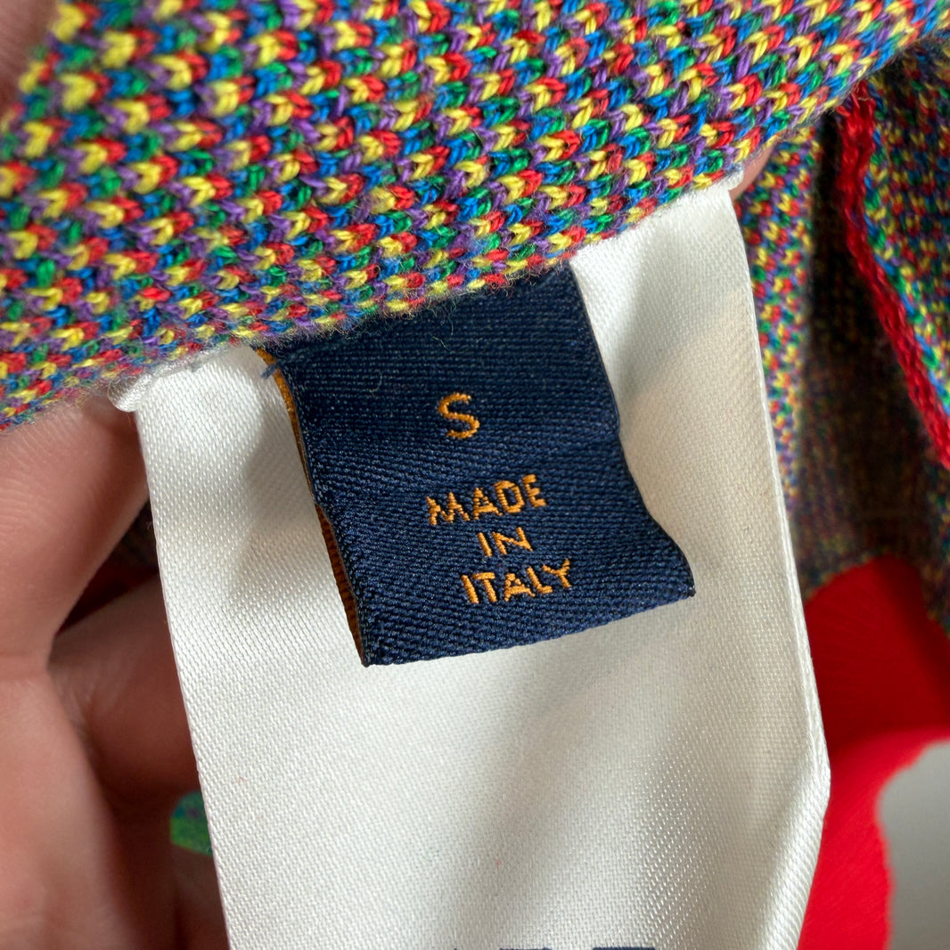 Louis Vuitton Multicolor Jacquard Knit Sweater
