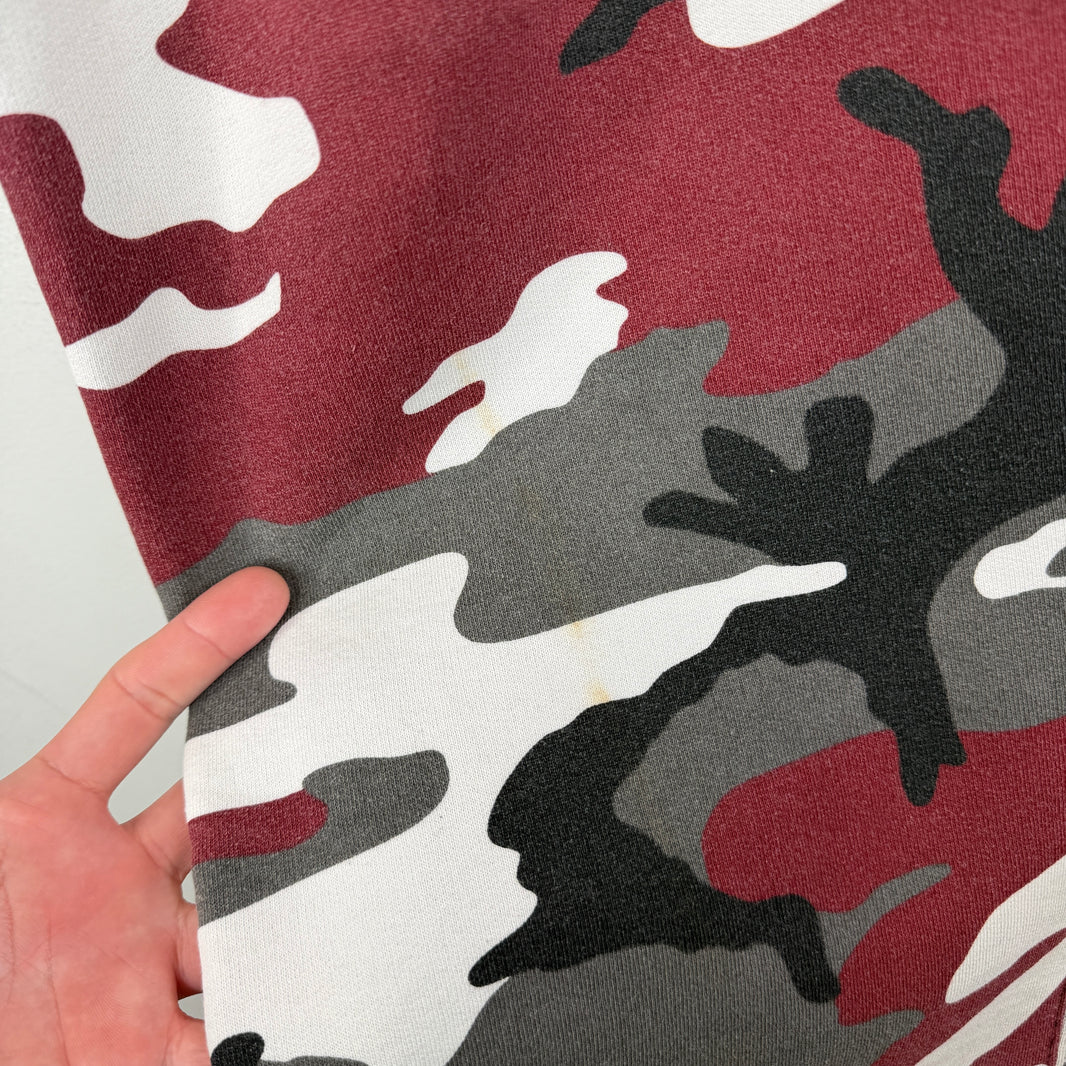 Supreme Red Camo Sweatpants