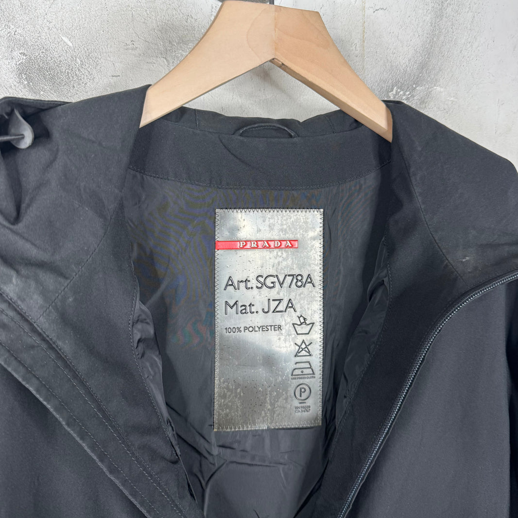 Prada Linea Rosa Hooded Shell Jacket
