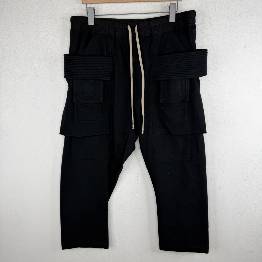 DRKSHDW Black Creatch Capri Pants