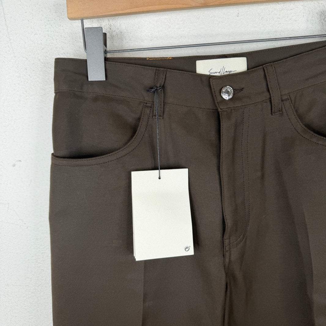 Second/Layer Brown Lightweight Trousers