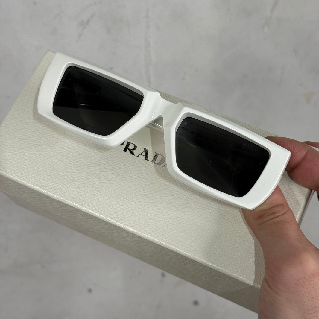 Prada Rectangular 24YS Runway Sunglasses