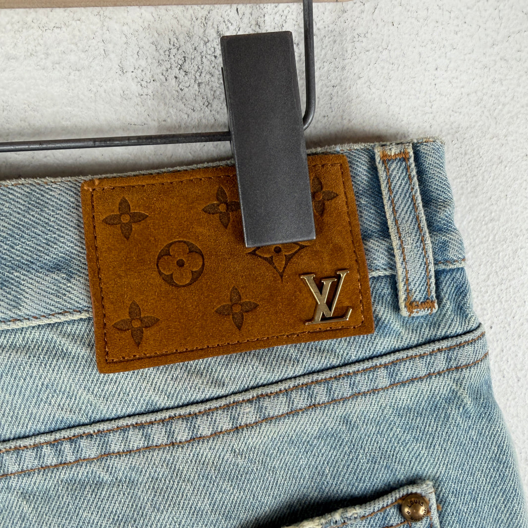 Louis Vuitton Sample Cut-Off Jean Shorts